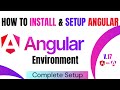 How To Setup and Install Angular 17 Environment with VS Code &amp; Extensions| Complete Guide in Hindi ✅