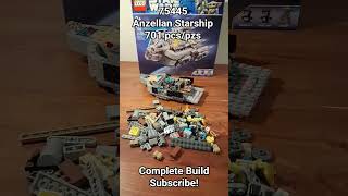 75445 Anzellan Starship 701 pcs/pzs #lego #starwars #legosets ##legostarwars #legostarwarsbattles