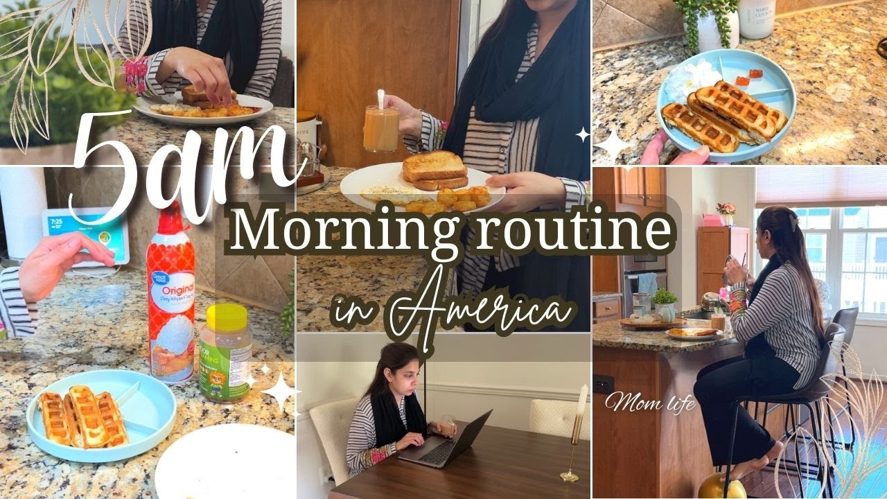 MY 5AM MORNING ROUTINE 🌞 MOM ROUTINES | A DAY IN MY LIFE # ...