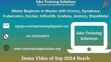 JMeter Beginner to Master. Demo Video. WhatsApp us on +91-9133190573 to enroll