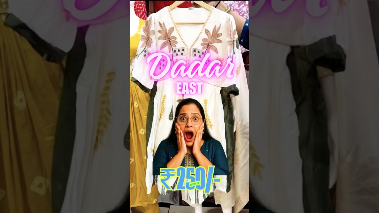 Dadar East | Hidden Shop | Cord sets | One Piece | Two Piece | Three Piece | Affordable Rates