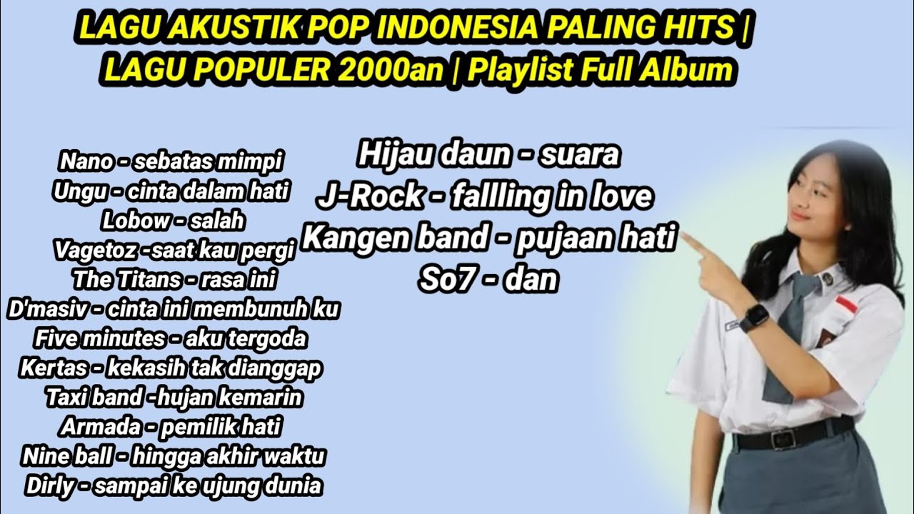 LAGU AKUSTIK POP INDONESIA PALING HITS | LAGU POPULER 2000an | Playlist Full Album | Sheila on 7