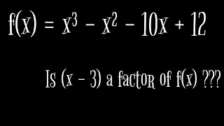 Polynomial factors maths lesson Learn how to solve this math problem now Easy math trick