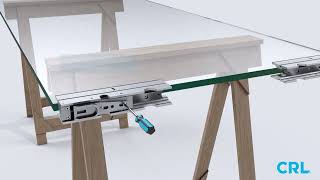 CRL DRX™ Modular Door Rail System Installation Tutorial