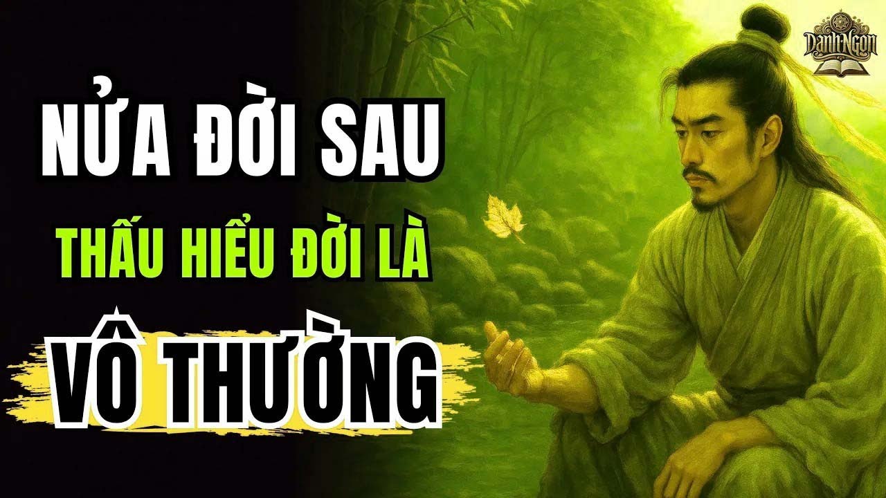 NỬA ĐỜI SAU, ĐIỀU QUAN TRỌNG NHẤT LÀ   THẤU HIỂU VỀ ' LÝ VÔ THƯỜNG '   ĐỂ THONG DONG TỰ TẠI