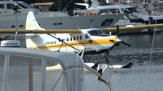 Engine shutdown during taxi in Lake Union.