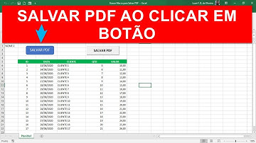 GRAVAR MACRO VBA para SALVAR PDF Automaticamente em Planilha Excel