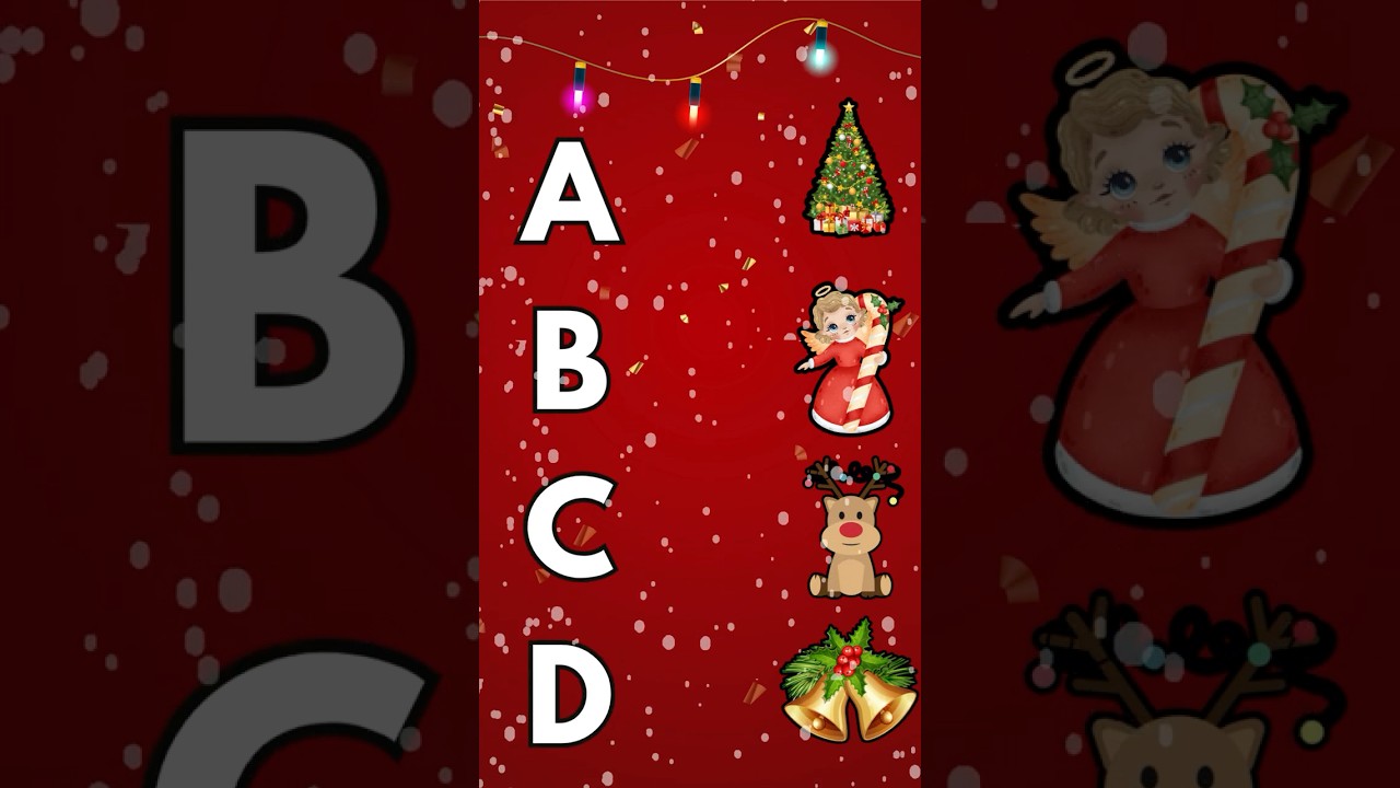 Christmas Alphabet Song | ABC Christmas Phonics song 