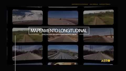 Mapeamento de rodovias e vias urbanas com drone