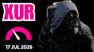 Where is XUR Today Destiny 1 D1 XUR Location and Official Inventory and Loot 17 Jul 2026, Jul/17/26