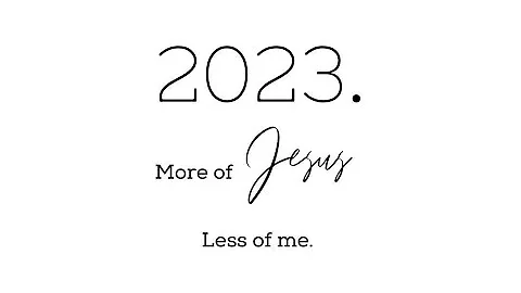 New Year, Same God!