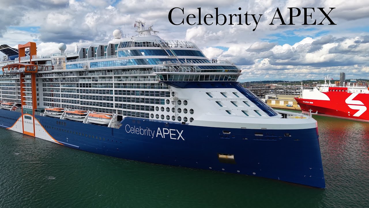 Celebrity apex - Celebrity Cruises - Southampton 26/07/2025 -DJI Air 3s 4K - START RC CPL Filter
