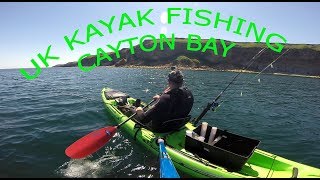 Uk kayak fishing- Cayton Bay