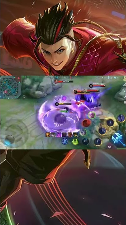 yu zhong adu mekanik 1 vs 5 #mobilelegends #shorts