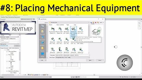 Revit MEP Lesson 8: Placing Mechanical Equipment