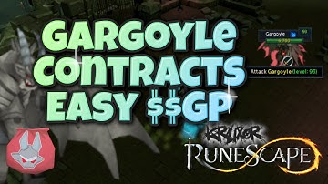 Easy $$GP Gargoyle Contracts +12 Mining Boost - Runescape 3