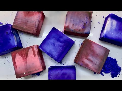 Pink & Purple Dyed Jumbos | Gym Chalk ASMR | Oddly Satisfying | Sleep Aid | Stress Relief 