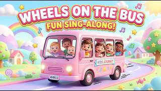 Wheels on the Bus Song 🚌 | Pink Bus Kids Song in Candy Land | Nursery Rhymes for Babies screenshot 2