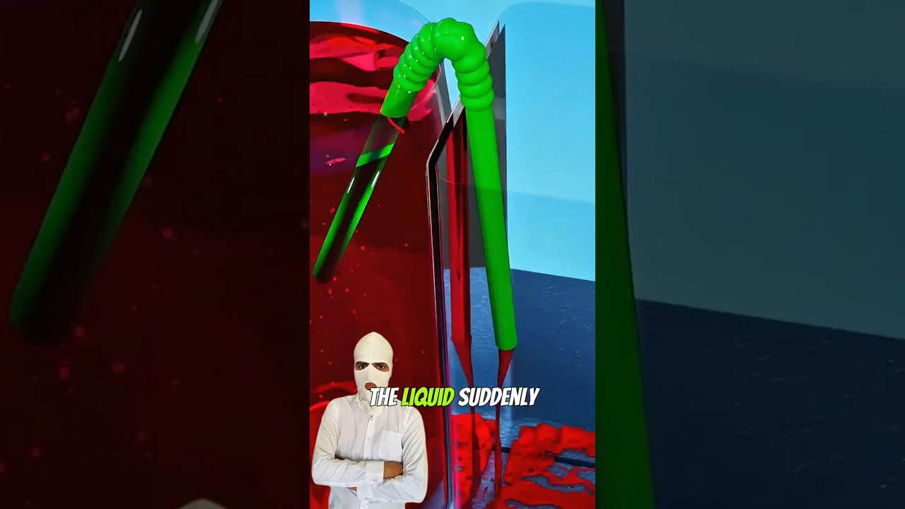 I Put a Straw in a Cup  The Water IGNORED Gravity! 🤯 😱