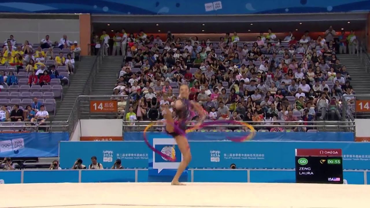 Irina Annekova Wins Women's Rhythmic Gymnastics Gold - Highlights | Nanjing 2014 Youth Olympic Games