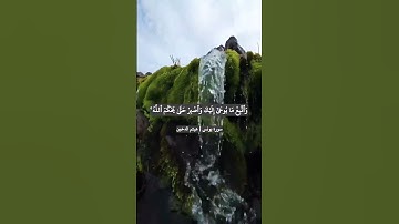 منظر جميل ورائع مع تلاوة جميله ارح قلبك اكتب شيء تؤجر عليه ادعموني وشكراً #اكسبلور #لايك #المصحف