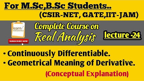 Real Analysis Complete Course🔥||Lecture-24||Unit-3||