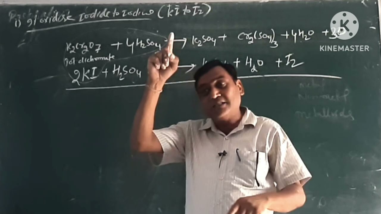 Oxidising Properties of Potassium Dichromate/#chemistrywalasir