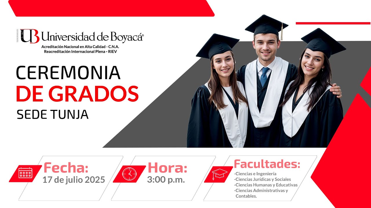 Ceremonia de grados Tunja 2025 - YouTube