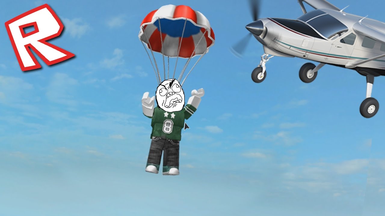 Roblox Escape The Gym Skydiving Without A Parachute Youtube - parachute roblox