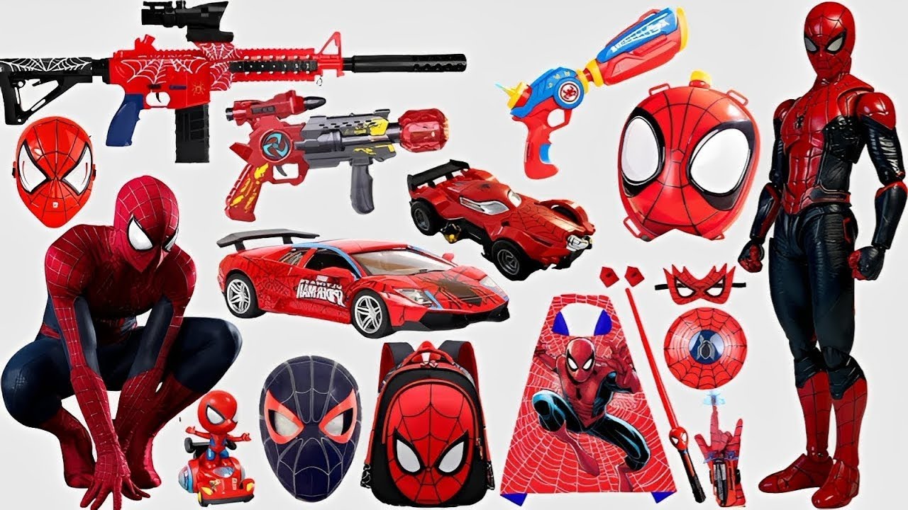 Marvel Toy Series Unboxing, Popular Spider-Man Toy Car, Marvel Popular Action Toy Gun