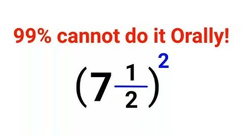 Best Shortcut to find a square of 7 and a half. 99%  cannot do it orally! #howtofindsquare #square