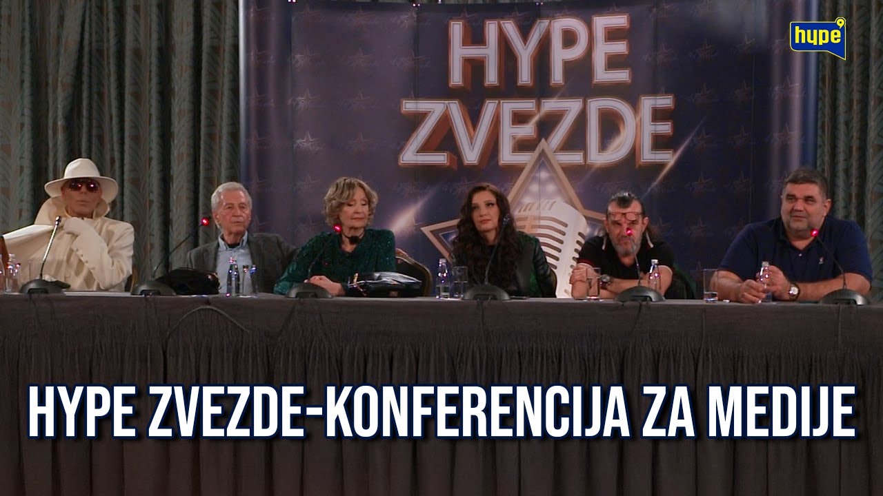 HYPE ZVEZDE - KONFERENCIJA | Saša Mirković, Lukas, Mira Škorić, Boki 13, Miroslav Ilić, Lepa Lukić