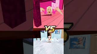 Barbie Granny vs Frozen Granny Under Bed Horror Jump Scare 😱☠️ #shorts #granny #horror game