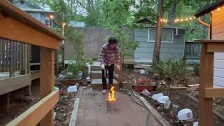 NYC LIFE 2021 | DIY TIN CAN ROCKET STOVE BURN TEST FUN (FILMING MAY 22)