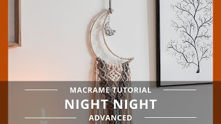 Learn How To Make a Moon Macrame Wall Hanging  (DIY Kit Included 👇)