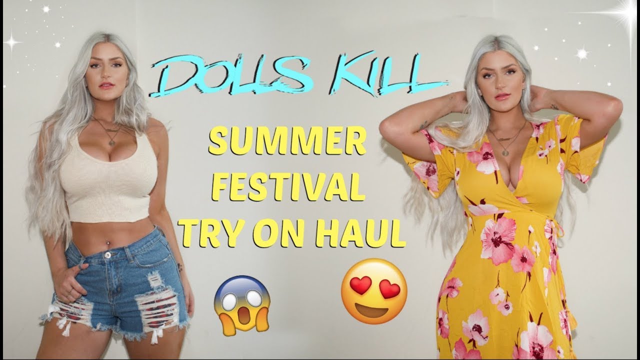 DOLLS KILL SUMMER/FESTIVAL TRY ON HAUL /// EXCITING NEWS! YouTube