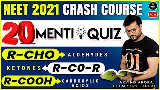 Aldehydes Ketones and Carboxylic Acid Class 12 NEET Question | NEET 2023 |NEET Chemistry |Arvind Sir