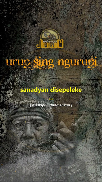 Sanadyan Disepeleke || Story WA Jawa Bijak 30 detik🔥 #shorts