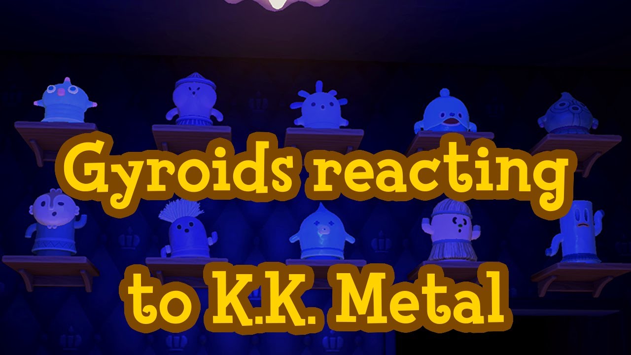 Gyroids groove to K.K. Metal - Animal Crossing New Horizons 2.0 Update