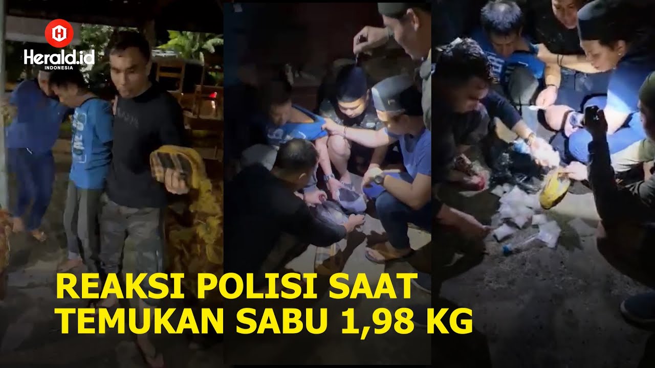 Detik-detik Timsus Polda Sulsel Gagalkan Penyelundupan Narkoba 1,98 kg Di Sengkang