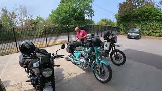 Royal Enfield National Rally Part One Cornwall to Lutterworth