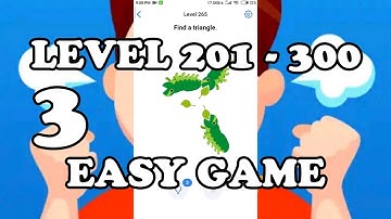 Easy Game Brain Test Level 201 - 300 Answer Gameplay Walkthrough Android IOS