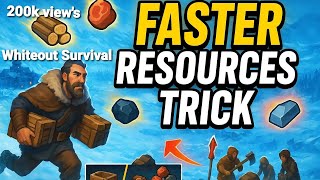 How to Get Resources Fast in Whiteout Survival | Full Resource Management Guide