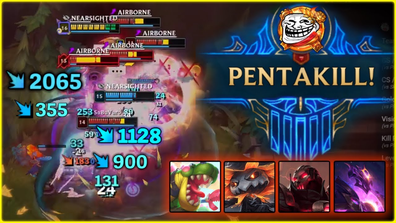 Double Kill Triple Kill Quadra Kill Pentakill Hexakill Best PENTAKILL, Quadra, Triple, Double Kill Montage LoL FUN 2024 #327