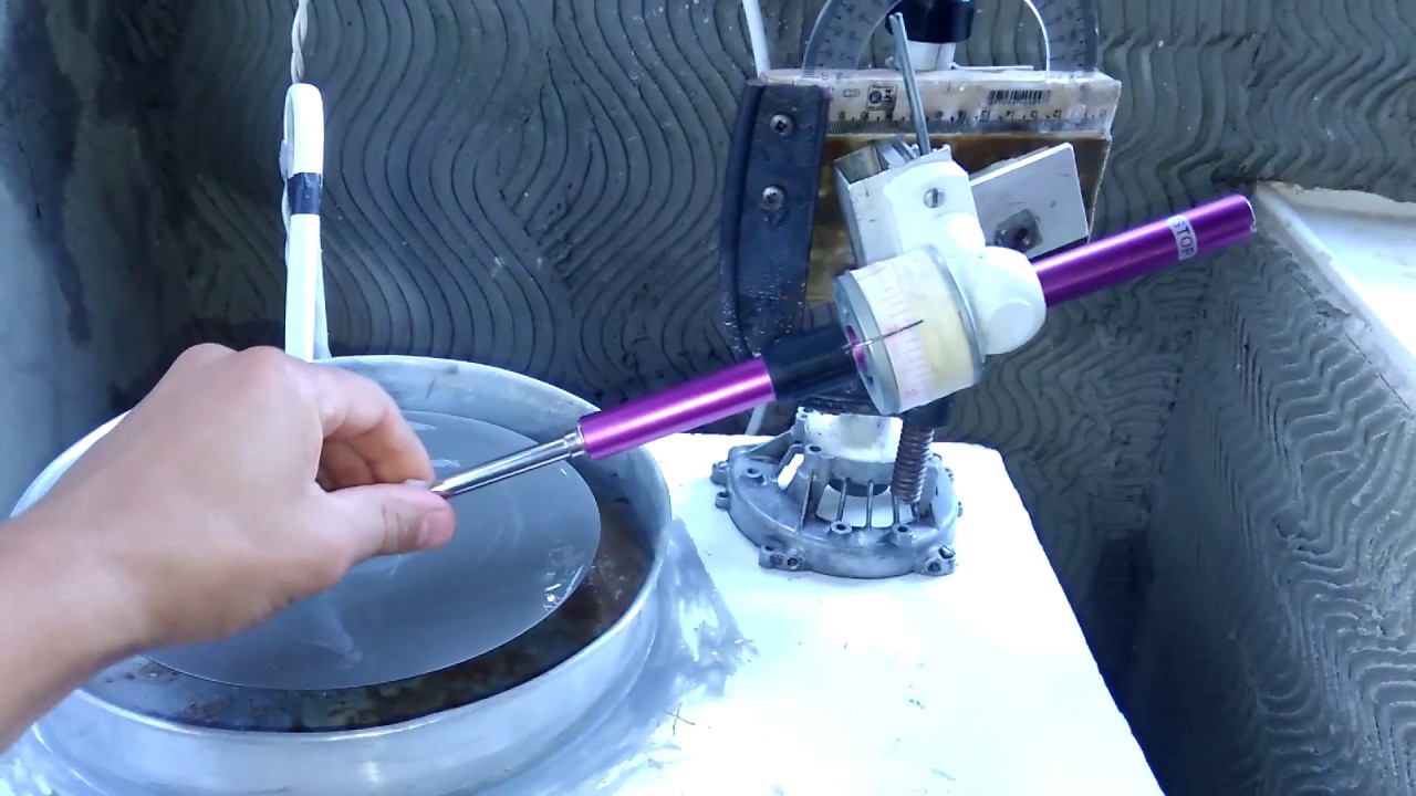 Maquina de lapidar pedras e catraca feita em casa de baixo custo.