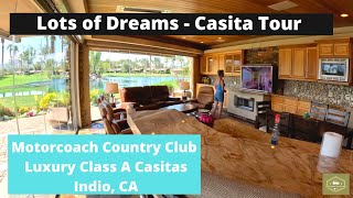 V5E8 Motorcoach Country Club Luxury RV Casitas Tour