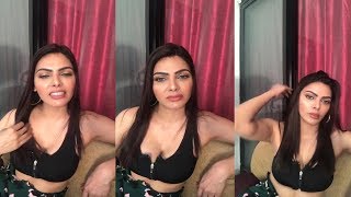 HOT Actress Sherlyn chopra live chat video 2018