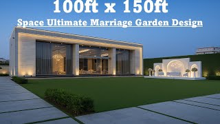 Transform A 100Ft X 150Ft Space Ultimate Marriage Garden Design & Planning Tips Garden Cost Ideas