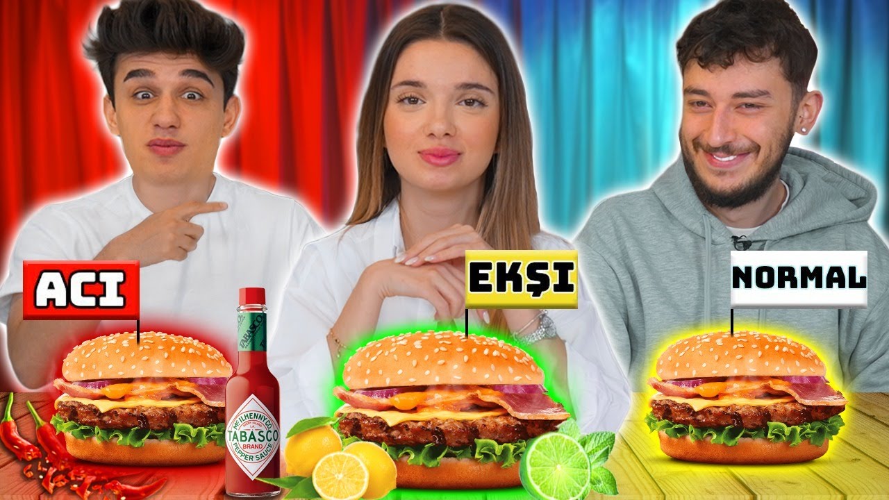 ACI EKŞİ  VEYA HİÇBİR ŞEY YEME CHALLENGE  @AhmetCanDündar @merteren1 Ahmet Can Dündar