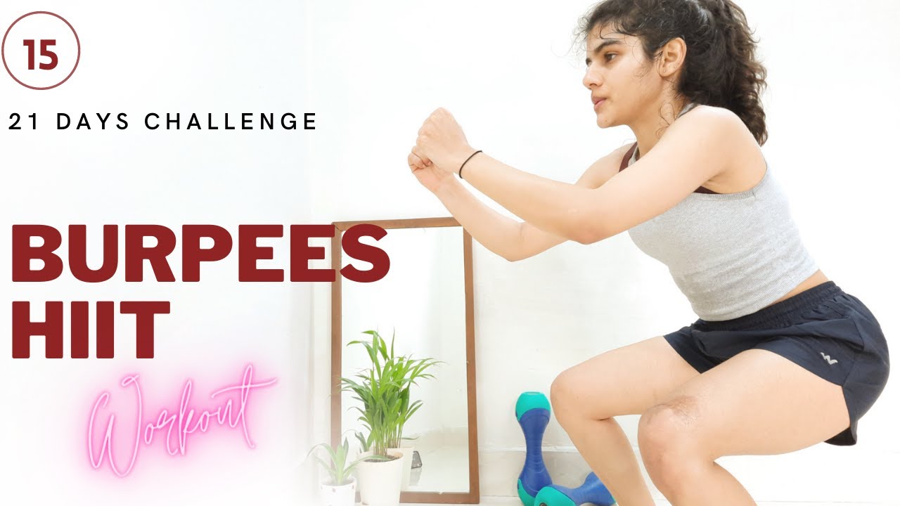 HIIT workout with BURPEES At Home YouTube